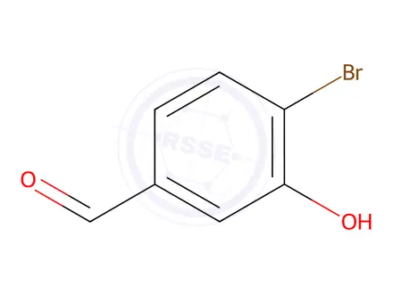 Chemical structure of 4-Bromo-3-hydroxybenzaldehyde
