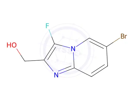 Chemical structure of (6-Bromo-3-fluoroimidazo[1,2-a]pyridin-2-yl)methanol