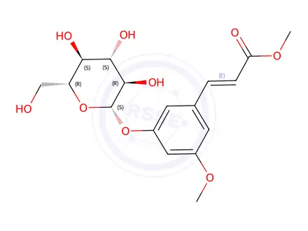 Chemical structure of linusitamarin