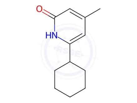 Chemical structure of N-Deshydroxy Ciclopirox