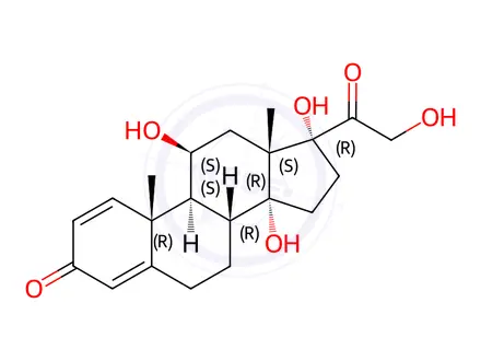 Chemical structure of Prednisolone EP Impurity E