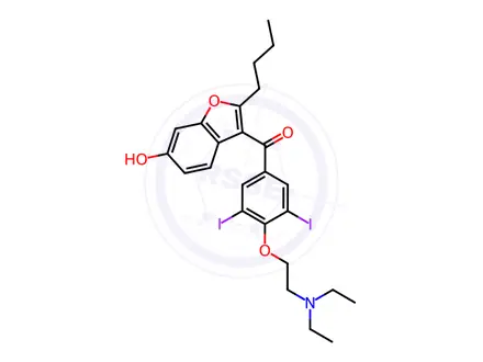 Chemical structure of Amiodarone Metabolite M11-5