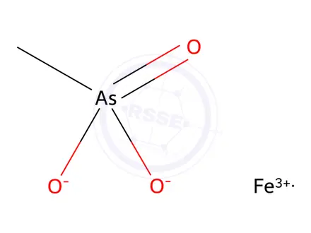 Chemical structure of Ferric methanarsonic acid