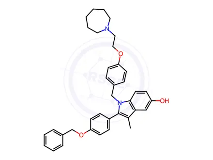 Chemical structure of Bazedoxifene Impurity 18