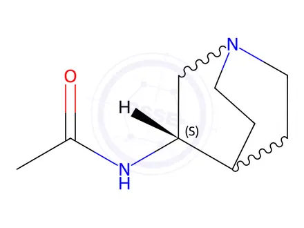 Chemical structure of (S)-N-(Quinuclidin-3-yl)acetamide
