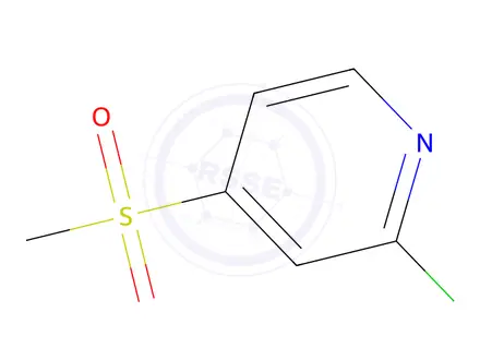Chemical structure of 2-Chloro-4-(methylsulfonyl)pyridine