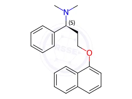 Chemical structure of Dapoxetine