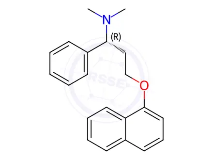Chemical structure of (R)-Dapoxetine