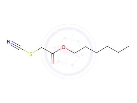 Chemical structure of Thiocyanatoacetic acid hexyl ester