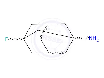 Chemical structure of 3-Fluoroadamantan-1-amine