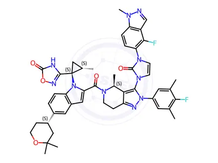Chemical structure of Orforglipron