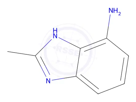 Chemical structure of 2-methyl-3H-benzimidazol-4-amine;hydrochloride