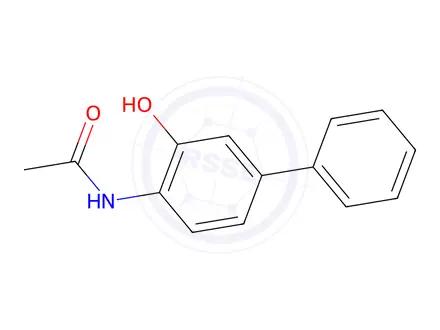 Chemical structure of N-(3-Hydroxy(1,1'-biphenyl)-4-yl)acetamide