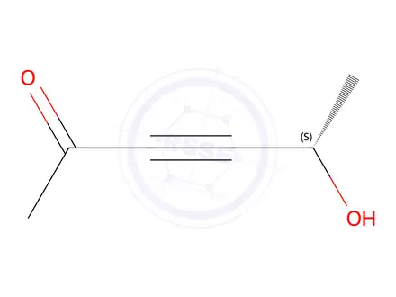 Chemical structure of 3-Hexyn-2-one, 5-hydroxy-, (5S)-(9CI)