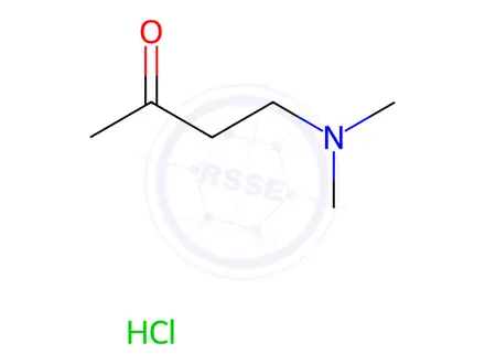 Chemical structure of 4-(dimethylamino)butan-2-one hydrochloride
