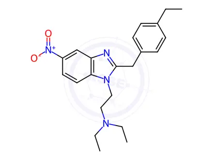 Chemical structure of Clonitazene Impurity 18
