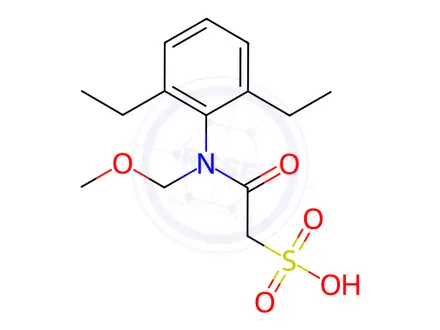 Chemical structure of AlachlorImpurity 1 Monomer