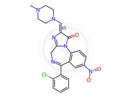 Chemical structure of Loprazolam