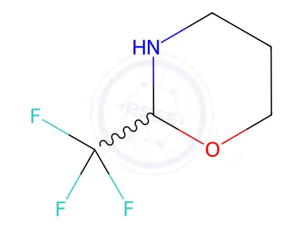 Chemical structure of 3,4,5,6-Tetrahydro-2-(trifluoromethyl)-2H-1,3-oxazine