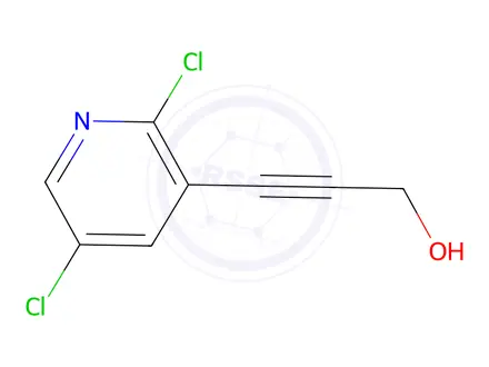 Chemical structure of 3-(2,5-Dichloropyridin-3-yl)prop-2-yn-1-ol