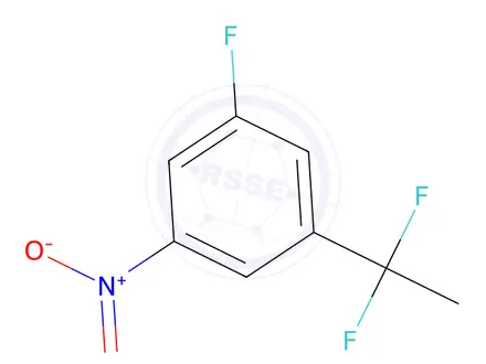 Chemical structure of 1-(1,1-Difluoroethyl)-3-fluoro-5-nitrobenzene