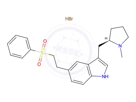 Chemical structure of Eletriptan Hydrobromide