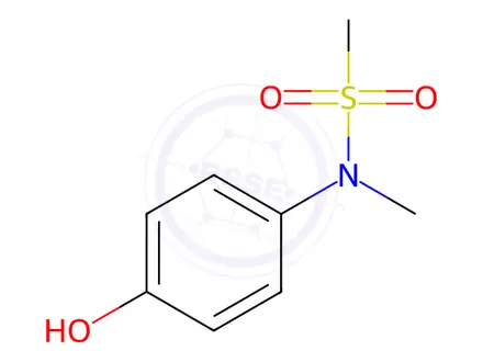 Chemical structure of N-(4-Hydroxyphenyl)-N-methylmethanesulfonamide