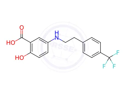 Chemical structure of Crisdesalazine