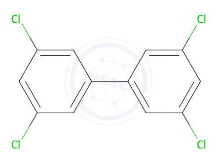 Chemical structure of 3,3',5,5'-Tetrachlorobiphenyl