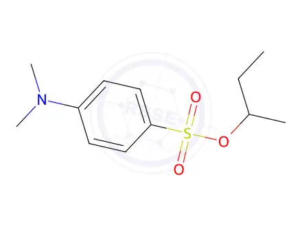 Chemical structure of Benzenesulfonic (2S)-4-(dimethylamino)-1-methylpyrrolidine-2-carboxylic anhydride