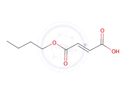 Chemical structure of 2-Butenedioic acid (2E)-,1-butyl ester