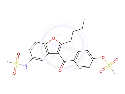 Chemical structure of Dronedarone Impurity 10