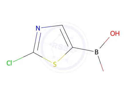 Chemical structure of (2-Chloro-1,3-thiazol-5-yl)boronic acid