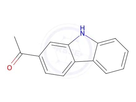 Chemical structure of 2-Acetylcarbazole
