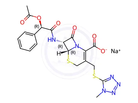 Chemical structure of Cefamandole EP Impurity C (Na Salt)
