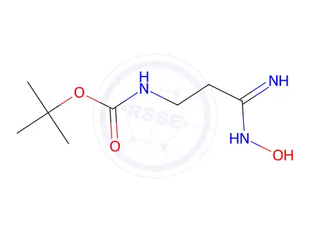 Chemical structure of tert-butyl n-{2-[(e)-n'-hydroxycarbamimidoyl]ethyl}carbamate