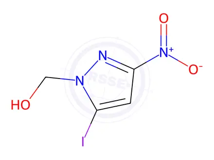 Chemical structure of (5-iodo-3-nitro-1H-pyrazol-1-yl)methanol