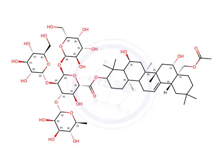 Chemical structure of macrophyllicinin