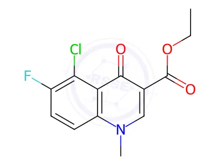 Chemical structure of Norfloxacin Impurity 77