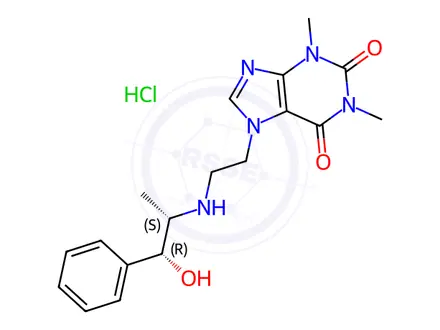 Chemical structure of Cafedrine hydrochloride Impurity 1