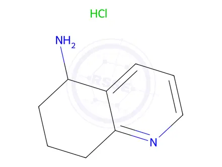 Chemical structure of 5,6,7,8-Tetrahydroquinolin-5-amine hydrochloride