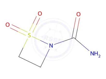 Chemical structure of 1,2-Thiazetidine-2-carboxamide,1,1-dioxide(9CI)