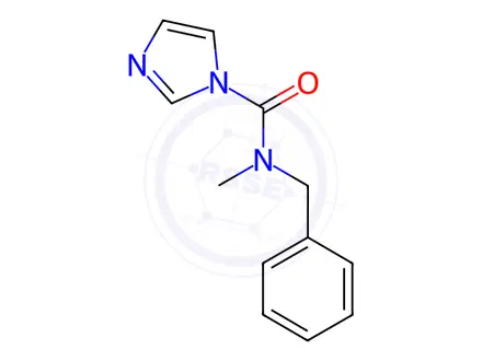 Chemical structure of N-benzyl-N-methyl-1H-imidazole-1-carboxamide