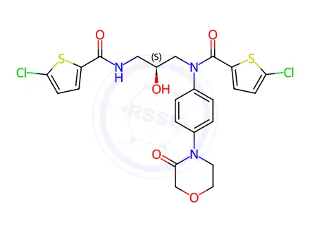 Chemical structure of Rivaroxaban Degradation Impurity C