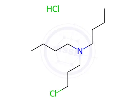 Chemical structure of N-Butyl-N-(3-chloropropyl)butan-1-amine Hydrochloride