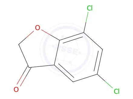 Chemical structure of 5,7-Dichlorobenzofuran-3(2H)-one
