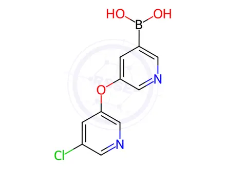 Chemical structure of (5-((5-Chloropyridin-3-yl)oxy)pyridin-3-yl)boronic acid