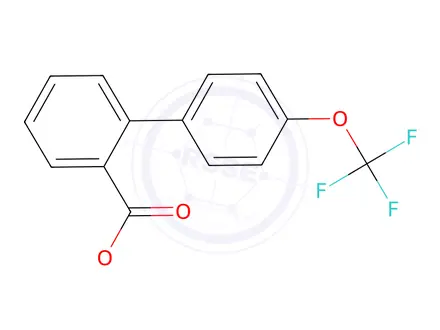 Chemical structure of Methyl 2-[4-(trifluoromethoxy)phenyl]benzoate