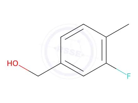 Chemical structure of 3-Fluoro-4-methylbenzyl Alcohol