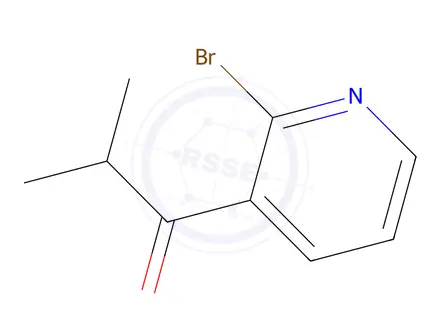 Chemical structure of 1-Propanone, 1-(2-bromo-3-pyridinyl)-2-methyl-